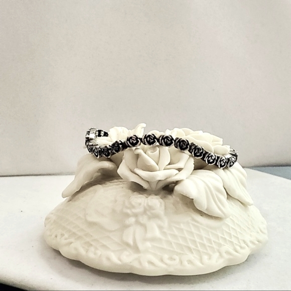 PZ Sterling Rose Link Bracelet - Picture 3 of 16